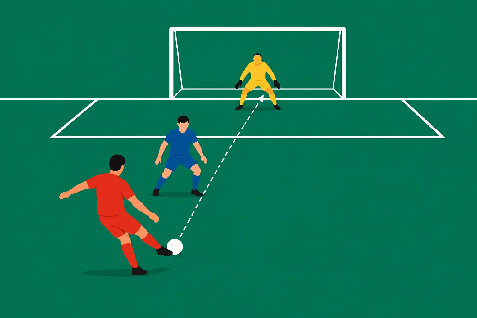 A goalkeeper save counts as a shot on target